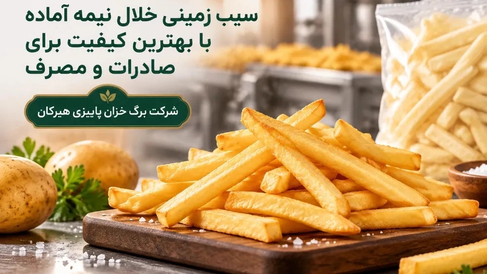 Half ready potatoes with the best quality for export and consumption
