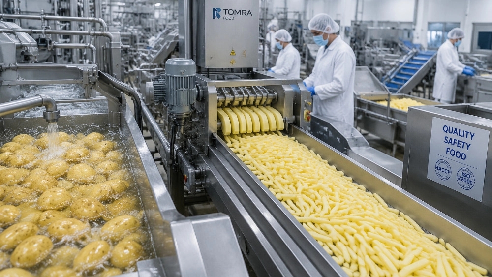 Production and export of sliced potatoes in Ahvaz Production and export of sliced potatoes in Ahvaz